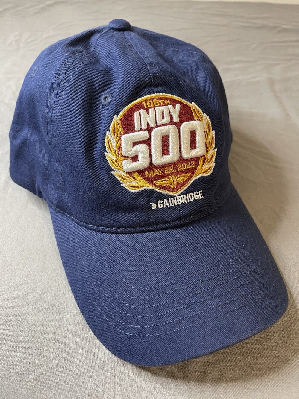 2022 106th Indy 500 Hat Cap Never Worn Gainbridge Official Racing Souvenir
